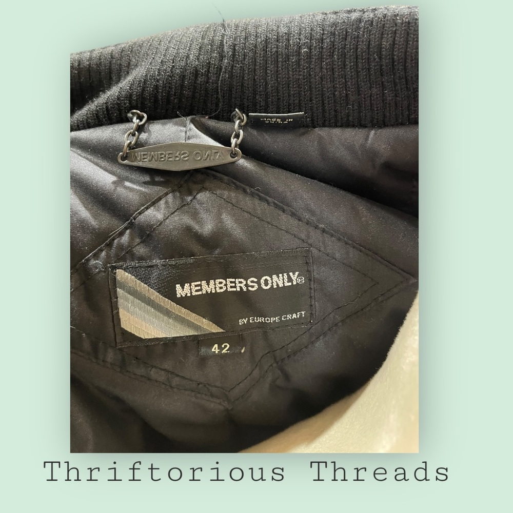 Vintage Members Only Iconic Racer Jacket - Picture 7 of 9